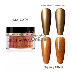Dipping Powder MEET ACROSS Pure Pigment de 5g Cod CA09 Bronz